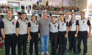 Equipe de arbitragem das finais do Paraibano