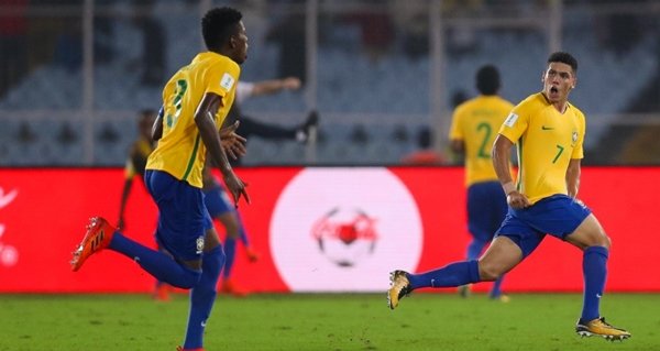 Mundial Sub-17: Brasil faz 3 a 1 no Equador e avança às quartas de