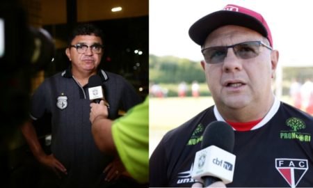 Flávio Araújo e Marcelo Vilar, técnicos dos finalistas de Série D 2018