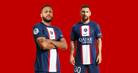 Kit Neymar, Messi, Cristiano E Mbappe Ouro