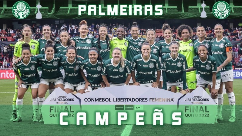 Todos os títulos do time feminino do Palmeiras