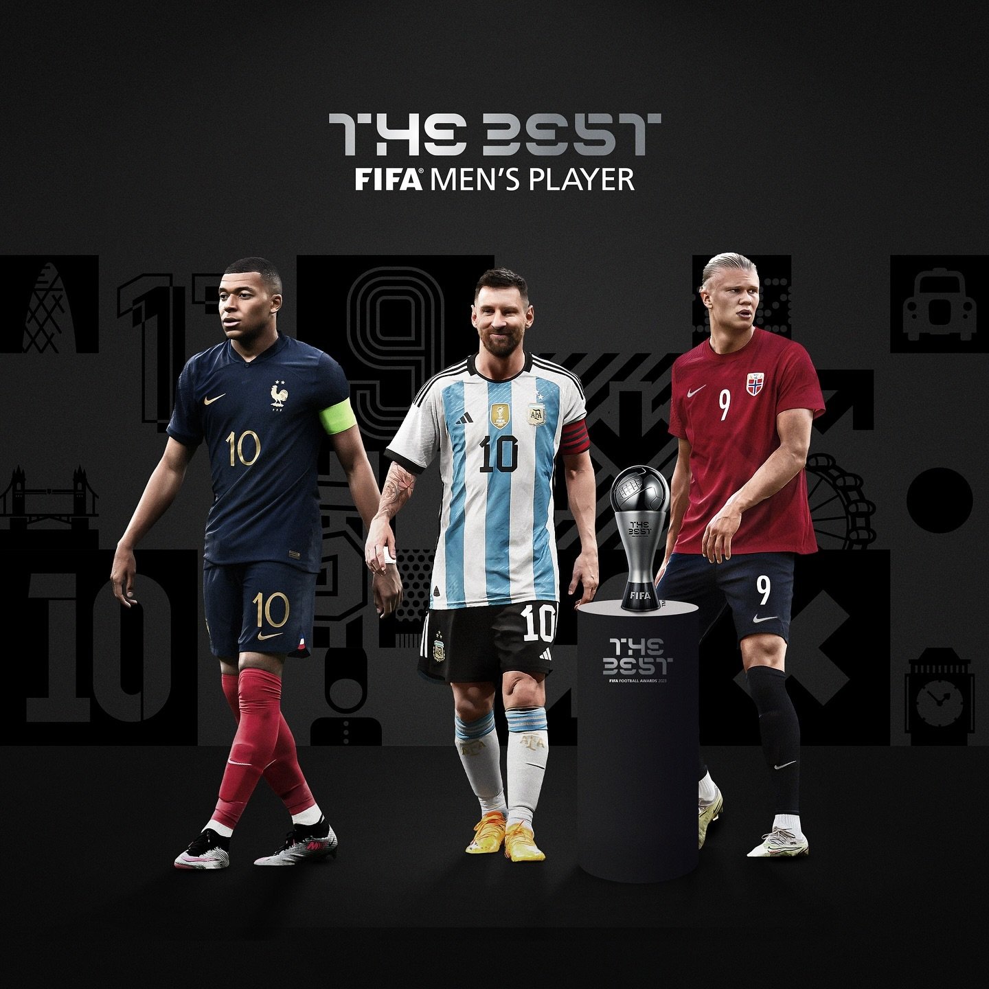 Fifa indica Messi, Benzema e Mbappé como finalistas para prêmio